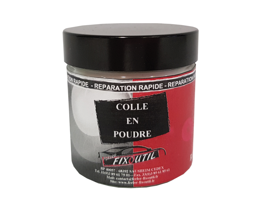 Colle en poudre spéciale réparation tissus, velours - 60ML Chez FERLOR-FIXOUTIL