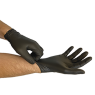 GANTS NITRILE NOIR (NON POUDRÉS) EPAIS - Taille M