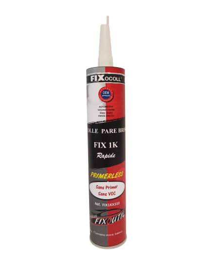 Cartouche de 310 ml - Colle pare-brise Primerless FIX 1K - RAPIDE - (Application sans primer) FERLOR-FIXOUTIL - France