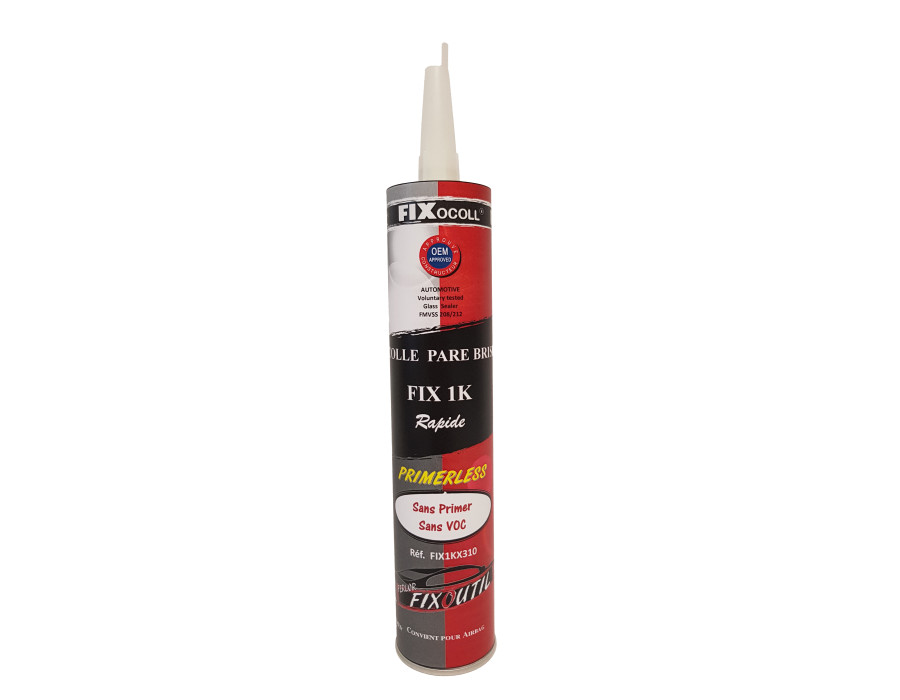 Cartouche de 310 ml - Colle pare-brise Primerless FIX 1K - RAPIDE - (Application sans primer) FERLOR-FIXOUTIL - France