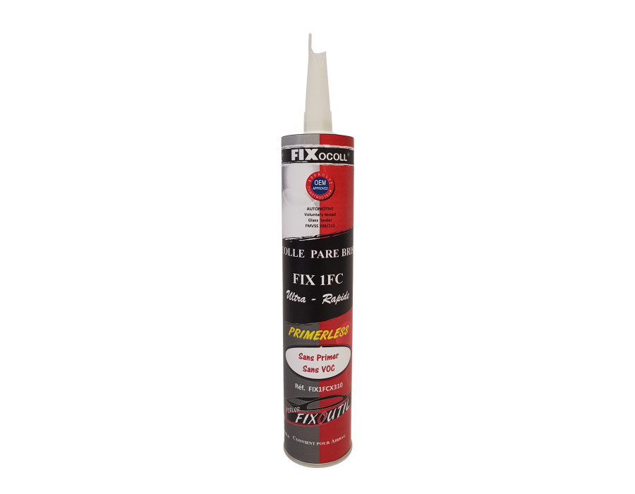 Cartouche de 310 ml - Colle pare-brise Primerless FIX 1FC - ULTRA RAPIDE - (Application sans primer) FERLOR-FIXOUTIL - France