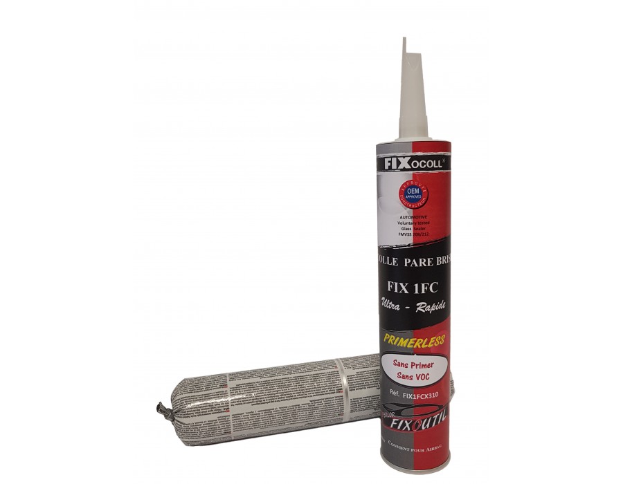 Colle pare-brise Primerless FIX 1FC - ULTRA RAPIDE -  (Application sans primer)